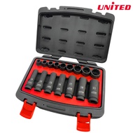 1/2" 16PCS IMPACT SOCKET SET (12 POINT)