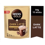Nescafe Gold Dark Latte 12 x 34g (Expiry: Sept 2022)