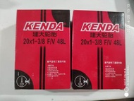 KENDA自行車20x1-3/8 法嘴內胎 48L