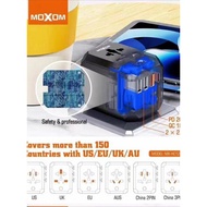MOXOM MX-HC120 Global Travel Adapter with USB charger 3USB (1x18W)+Type-C