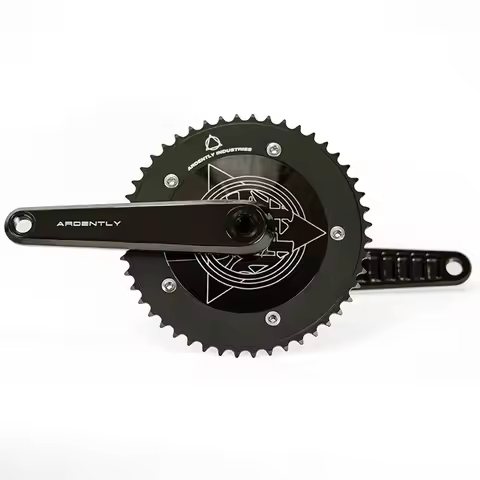 Ardently Hollowtech Crankset, Fixie Cranks, Single Speed Fixed Gear Bike, Track Bicycle Chainwheel, 