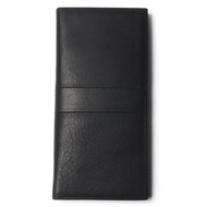 Men Black Middel Stitching Styles 100 Genuine Leather Wallet Mens Long Credit Card Travel Hand Purse