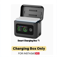 【🇹🇭 ร้านไทย】SYMIK Insta360 X5 LCD intelligent 5 in 1 Charger case พร้อม Insta360ดั้งเดิม X5แบตเตอรี่