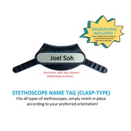LM Stethoscope Name TagS (clasp type / NEW! WRAP TAGS) by Labman Medical_LABMEDSG
