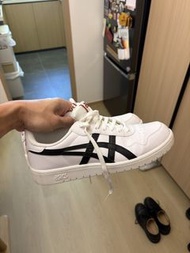 ASICS Japan S White Black Leather Low