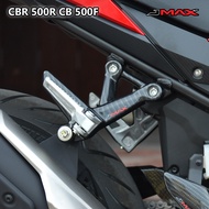 ครอบพักเท้าหลัง CBR500R CBR500 CB500F 2016-2023 JMAX ตรงรุ่น ลายฟิล์มคาร์บอน 6D