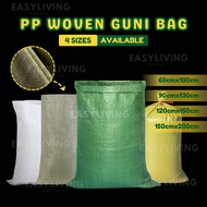 1PC PP Woven Plastic Sack | Heavy-Duty Guni Bag for Sand & Storage Karung Guni Beg 麻袋 编织袋