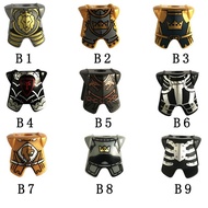 LOJO Medieval Knight Armor Accessories Knight Legion Small Particle Building Block Man Minifigure