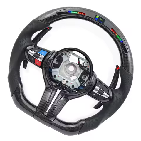 M Performance LED Steering Wheel for BMW M3 M6 F10 F20 F30 F32 F36 M4 F80 F82 335i E90 325i M5 550i 