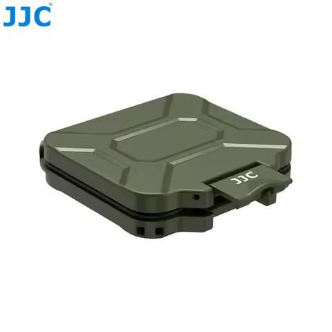 JJC 12 Slots SD Micro SD Memory Card Case Water-Resistant Anti-Shock SD MSD TF Card Holder Storage O