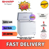 𝐋𝐎𝐑𝐑𝐘 𝐒𝐄𝐍𝐃𝐈𝐑𝐈 𝗞𝗟,𝗦𝗘𝗟𝗔𝗡𝗚𝗢𝗥 Sharp 220L Chest Freezer SJC218  Dual Mode Function