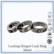 Kink Industries Locking Hinged Cock Ring Gun Metal