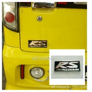 💥READY STOCK💥Emblem Logo RS Aerodown Bonet BelakangRear Perodua Kenari Move L9
