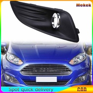 ready stock Front Bumper Fog Light Lamp Cover Grille Replacement Lamp Frame Compatible For Ford Fiesta 2013-2016