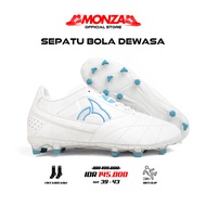 Monza Official - Ortuseight Jogo Sala White Blue Premium Adult Football Shoes Kasut Bola Sepak Kasut