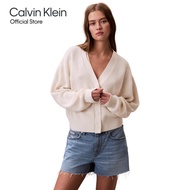 CALVIN KLEIN CK Emblem Knit Cardigan Womens