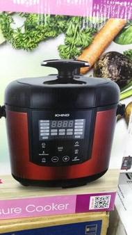 PRESSURE COOKER 6L, KHIND , WITH EXTRA POT-PC6000