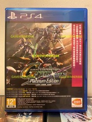 （中古二手）PS4遊戲 SD高達 G世代 白金版 SD GUNDAM G世代 火線縱橫 白金版 SD Gundam G Generation Cross Rays [Platinum Edition] 港版中文版