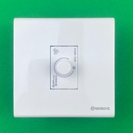 Sino Square Fan Speed Regulator, 400VA Fan Dimmer S98CC Series - Square Face Match S98CC400VX
