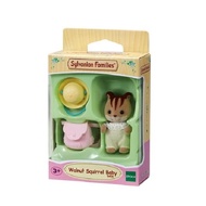 SYLVANIAN FAMILIES Sylvanian Family Walnut Squirrel Baby New Collection Toys