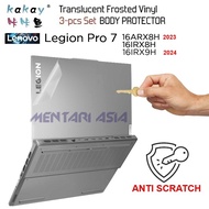 Body Protector Lenovo Legion Pro 7 16ARX8H 16IRX8H 2023 16IRX9H 2024 - KAKAY 3-pcs PREMIUM MATTE