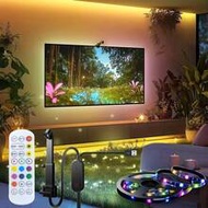 1pc RGB LED TV Backlight Strip With AR Sensor, RGB Color Changing Night Light/TV Backlight With Remo