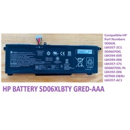 LAPTOP HP BATTERY OMEN 15-EK 15-EN SD06XL HSTNN-DB9U L84356-2C1 L84392-006 11.55V 70.91Wh LAPTOP BAT