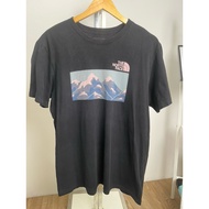 Second Hand The North Face T-Shirt Black Full Screen Printing On The Back New Condition Size L Chest