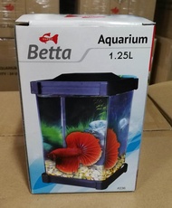 Ikan Betta tank aquarium clear plastic macam kaca quality plastik tank betta small aquarium for small animal small pet home pet supplies aquarium ikan aquarium tank