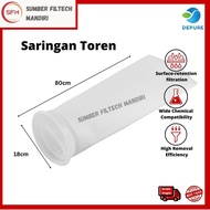 Depure Filter Bag Toren Tandon Filter / Water Storage Filter / Polyester Water Filter (5 Micron) 7" 