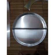 40x8 diameter baking pan in 2 parts