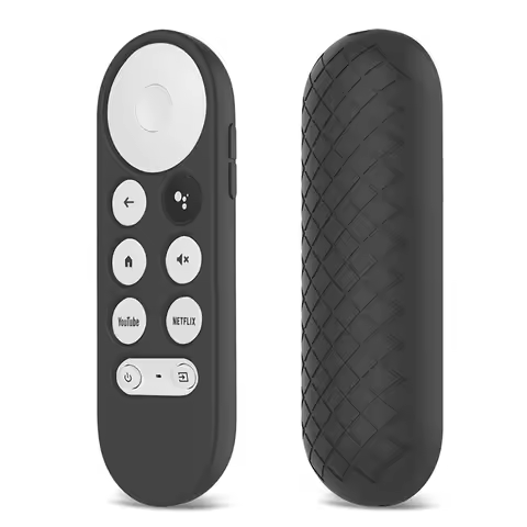 Silicone Case for Google Chromecast 2020 TV Remote Control Full Cover Anti-slip Shockproof Protectiv
