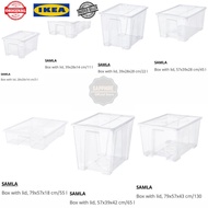 IKEA Samla Storage Box Multi-size | See through box | Storage Box