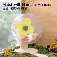 🚓Meow Hu Wang Ye Hamster Wheel Super Quiet22cmOversized Djungarian Hamster Sports Running Wheel Hamster Landscaping Supp