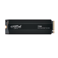 Crucial T705 PCIe Gen5 NVMe M.2 SSD with heatsink - 1TB | 2TB | 4TB