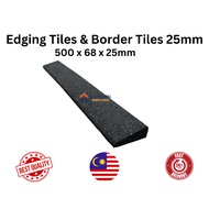 Edging Tiles & Border Tiles 25mm Rubber Mats & Gym Mats Tiles