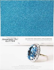 Glitter Cardstock 8.5 x 11 - Shed-Free Sparkly Craft Paper for Scrapbooks, Card Making, DIY Art Proj