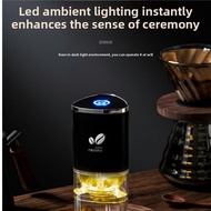 Electric grinder for Italian-style pour-over coffee beans adjustable grind size rechargeable portabl