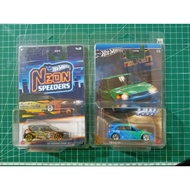 2 PCS HOTWHEELS HONDA CIVIC TYPE R EK9 NEON SPEEDERS + HONDA CIVIC TYPE R EK9 FALKEN SPEED GRAPHICS 