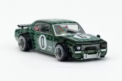 Kaido House x Mini GT 1:64 Skyline KPGC10 V1 / INTIMIDATOR V2 Die-Cast Car Model Miniature Gifts