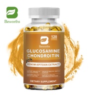 BEWORTHS Glucosamine Chondroitin Capsules with Bee Venom for Bone & Joint Support Stress Relief 120p