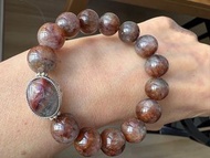 紫紅極光23 紅腰帶手錬，手串，S925 銀製魔盒，11mm，Auralite 23 bracelet,bracelets,rings, earrings 白水晶，黃水晶，紫水晶，綠水晶，玉化藍晶，藍