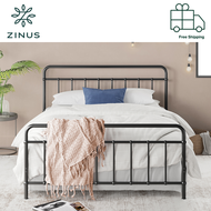 Zinus Florence Metal Platform Bed Frame Black - Single , Super Single , Queen size