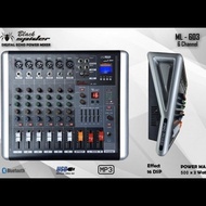 Garansi - POWER MIXER BLACK SPIDER ML 603 BLACKSPIDER ML603 ORIGINAL 6