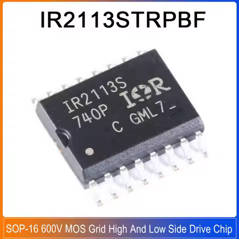 5-50pcs IR2113S SOP-16 IR2113STRPBF IR 2113S 600V MOS Grid High And Low Side Drive Chip IC