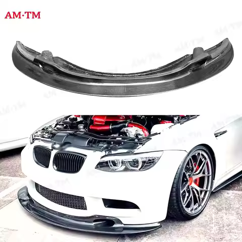 Carbon Fiber For BMW M3 E90 E92 E93 Front lip Car Front Bumper Diverter Spoiler Diffuser Front lip c