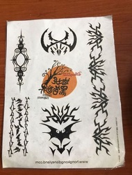 迪士尼黑色世界 紋身貼紙