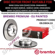 BREMBO GENUINE DISC BRAKE ROTOR (FRONT) FOR BMW 520d 520i [G30] '18YR / X3 [G01] '18YR / X4 [G02] '1