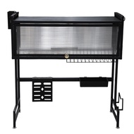 【COD】Over The Sink Dish Drainer Drying Rack Above Sink Shelf Dish Rack with Cover