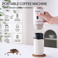 【Kawu】portable mini coffee maker type-c charge automatic coffee grinder electric 7 gear adjustment